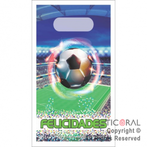 FUTBOL (GM) BOLSA DE DULCES x 10